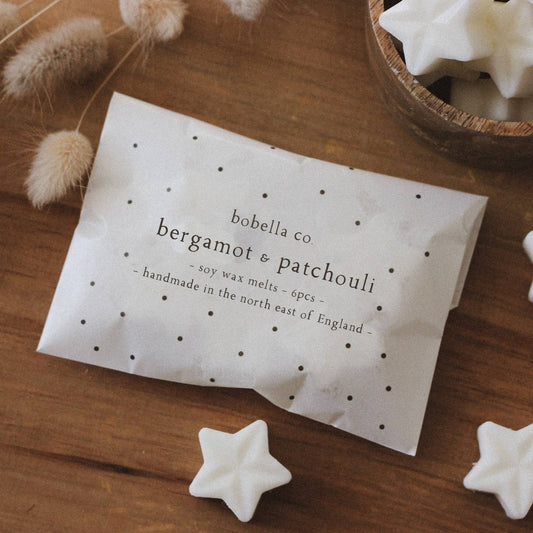 Bergamot & Patchouli Soy Wax Melts By Bobella