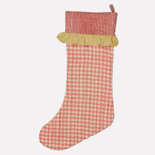 Christmas Stocking | Gingham | Floss