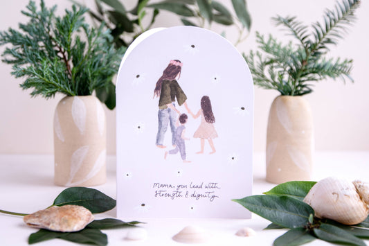 'Strength & Dignity' Mothers Day Birthday Card