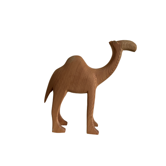 Decorative Wooden Camel
