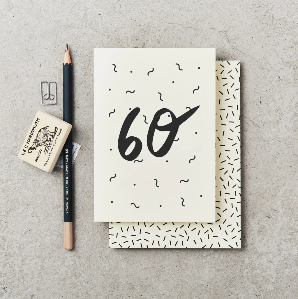 60 Birthday Card By Katie Leamon