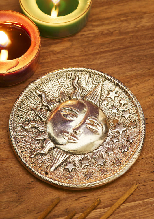 Sun, Moon & Stars Incense Holder