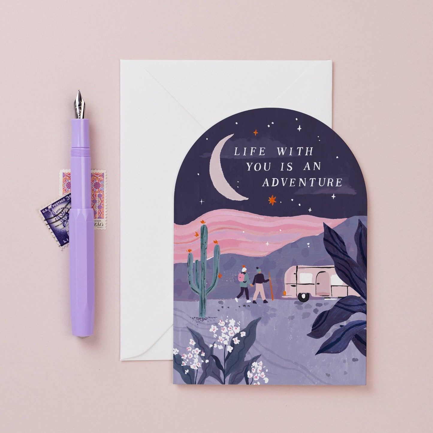 Desert Adventure Card | Anniversary Card | Love Cards By Sister Paper Co.