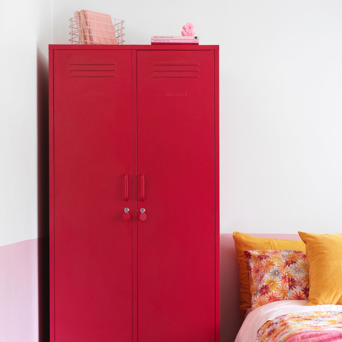 The Twinny Locker in Poppy By Mustard Made