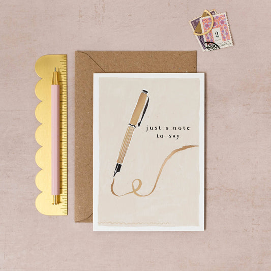 Just A Note Card By Sister Paper Co.