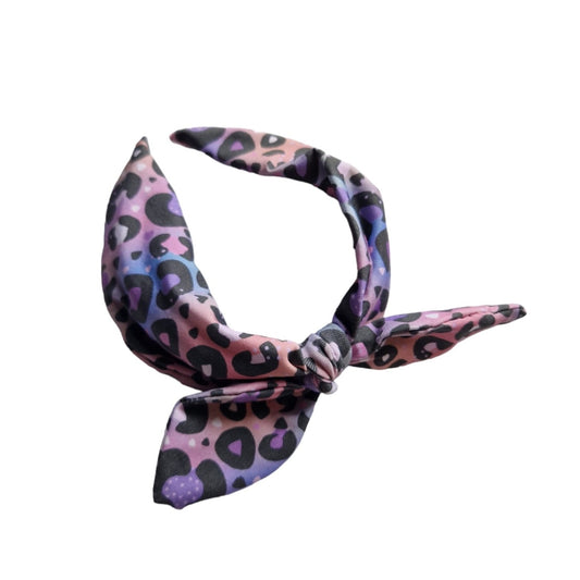 Handmade Lilac Leopard Print Headband By Unicorn in Mind