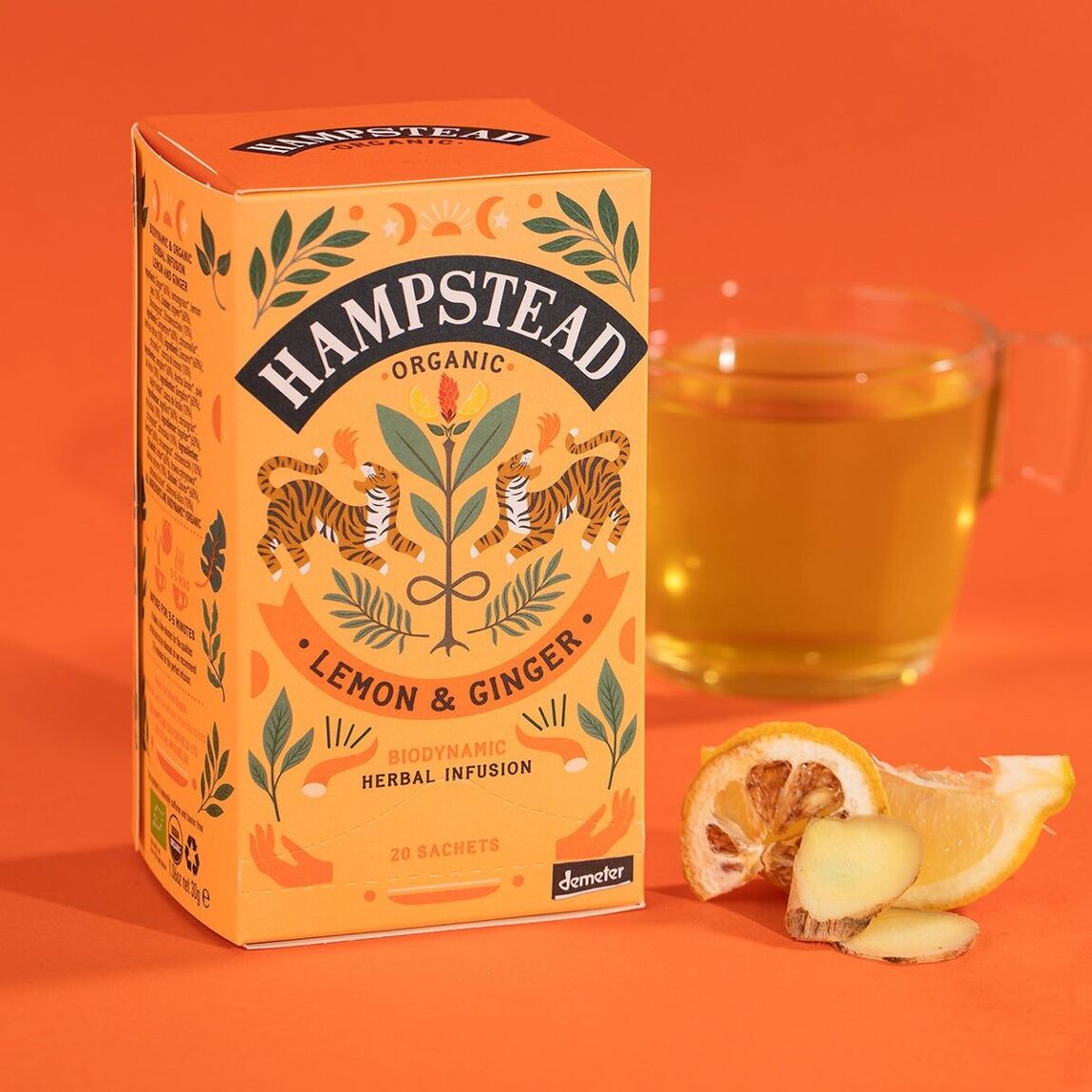 Hampstead Organic - Lemon & Ginger Tea