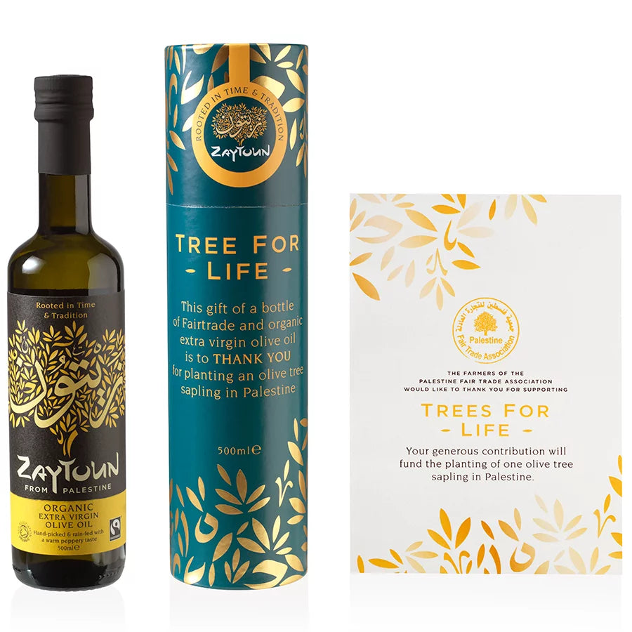 Tree Planting And A Gift Of Olive Oil by Zaytoun