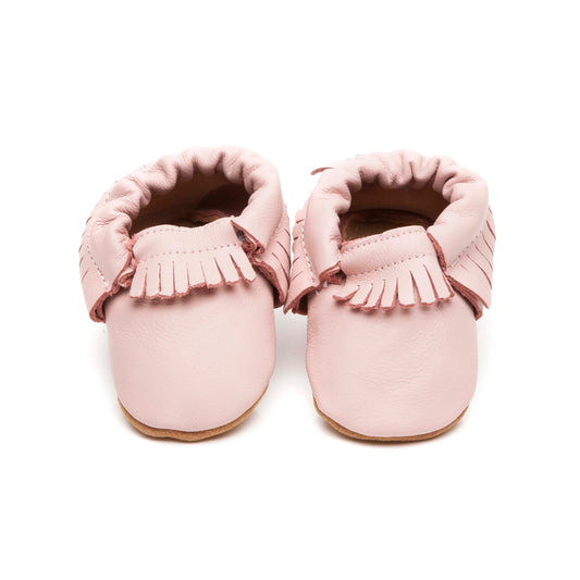 Soft Baby Moccasins Shoes in Pink By Olea