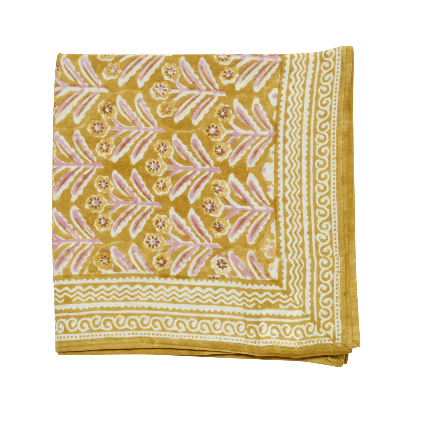 Small Indian Scarf - Mahal Honey by Bonheur du Jour