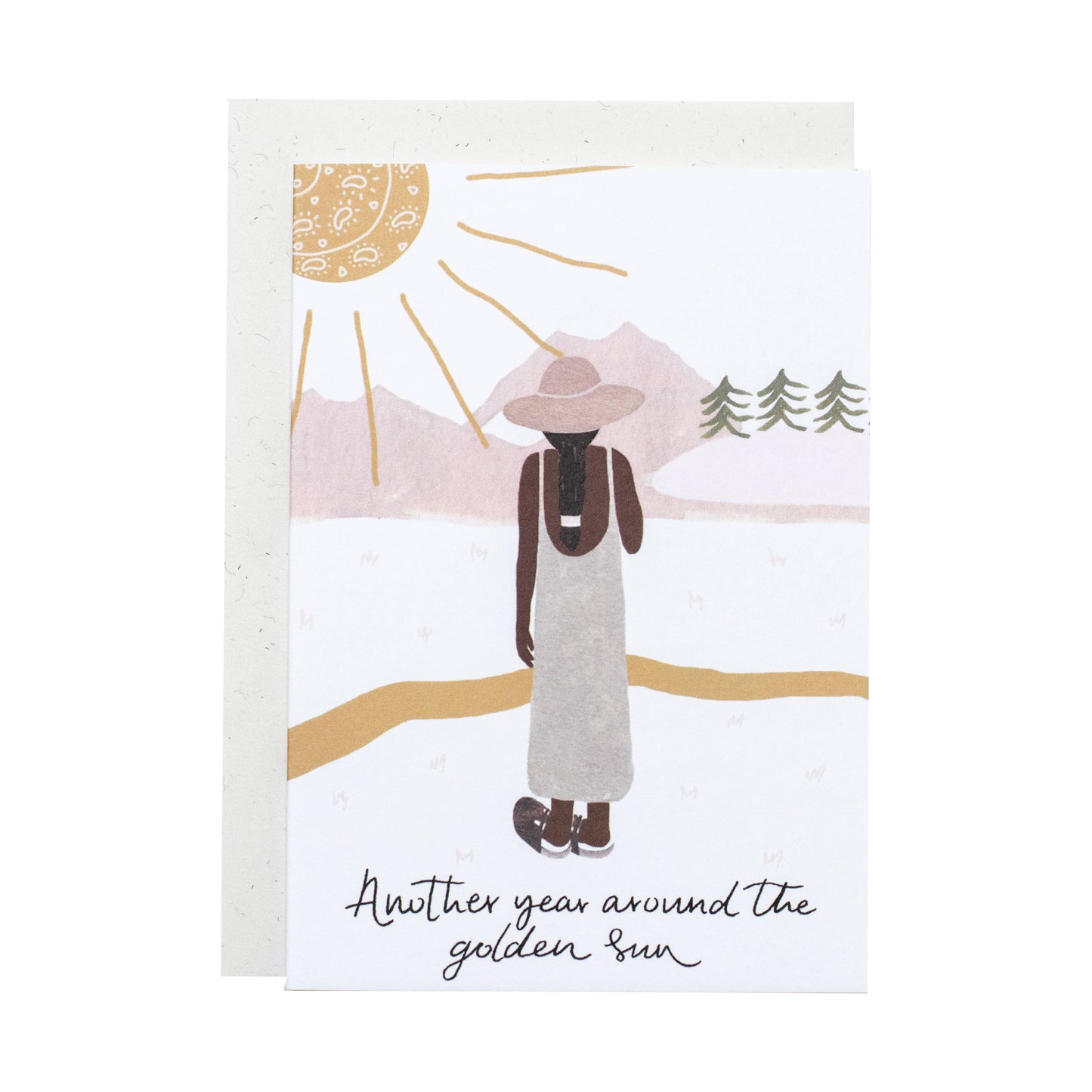'Around The Golden Sun' Greeting Card