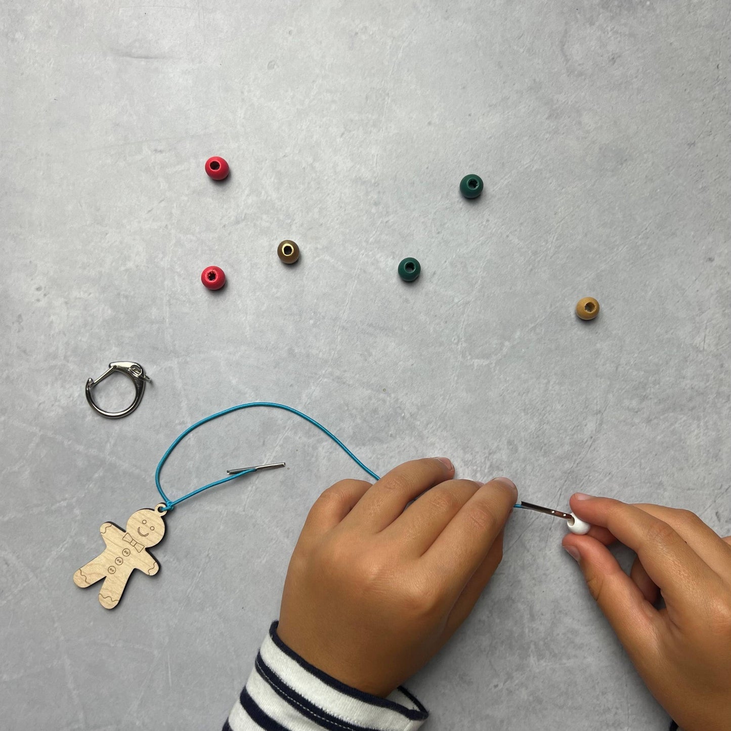 Make Your Own Gingerbread Character Keyring By Cotton Twist