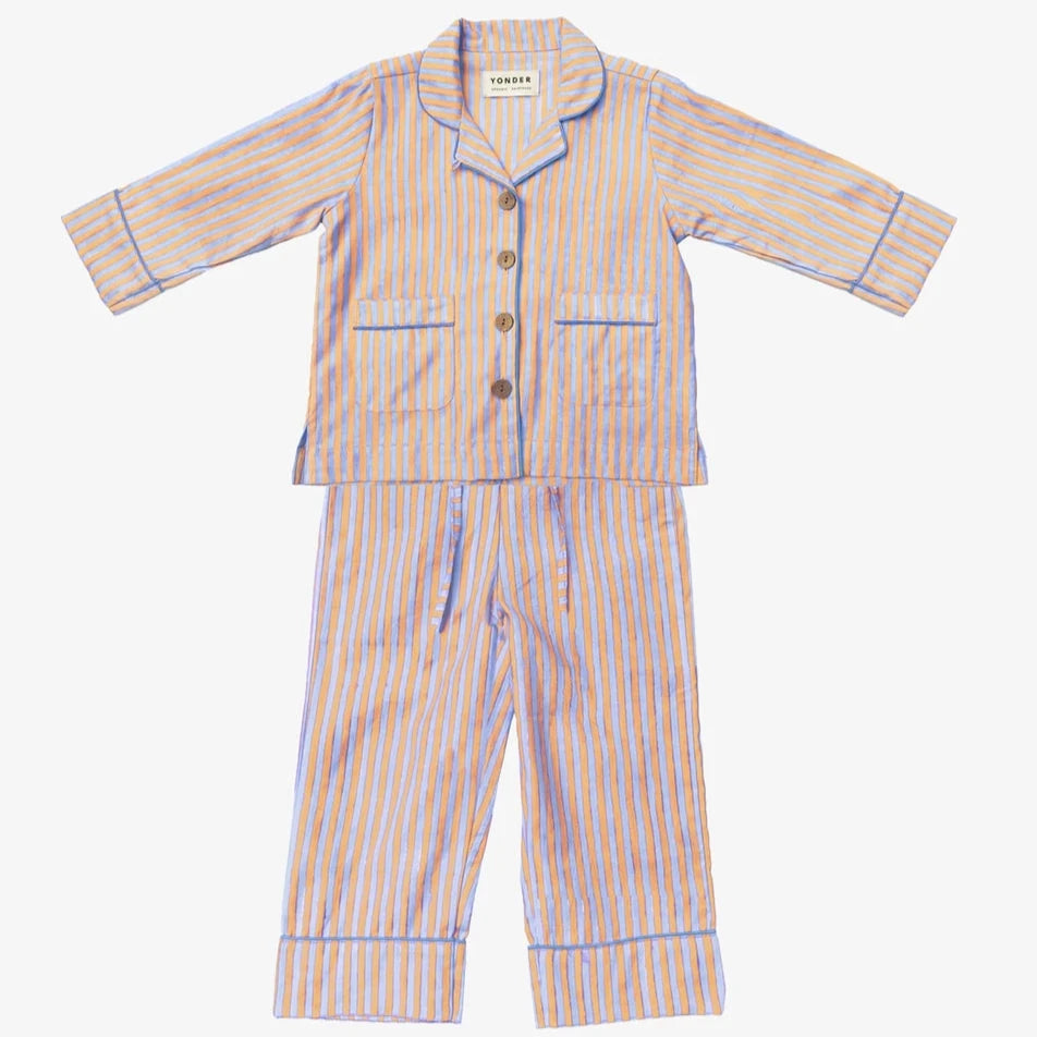 Organic Cotton Pyjamas in Candy By Yonder 
