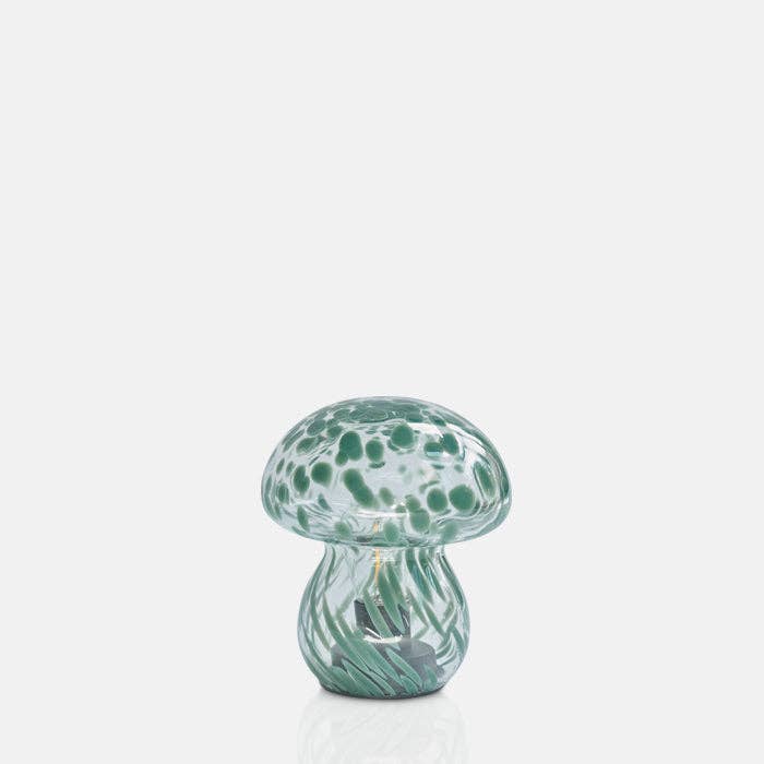 Mushroom Cordless LED Lamp - Forest Green By Abigail Ahern