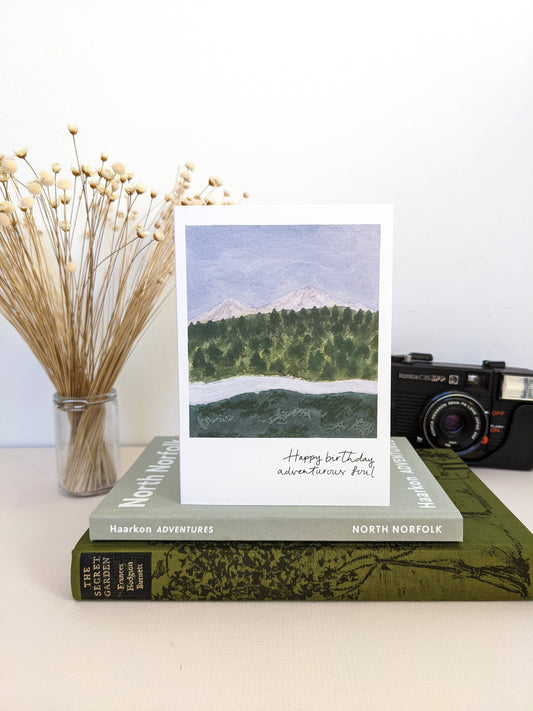'Adventurous Soul' Birthday Card By The Hidden Pearl Studio