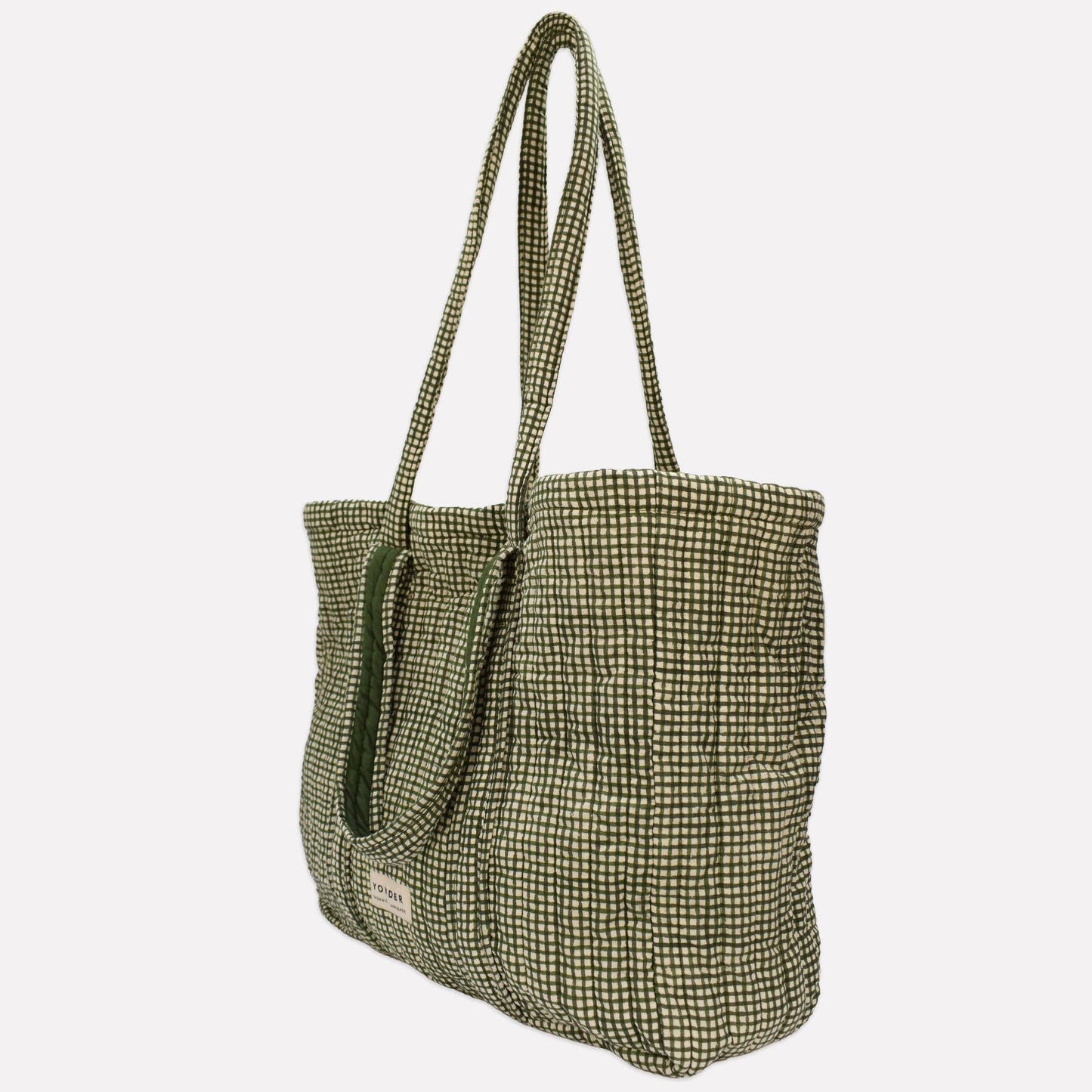 Quilted Carry All | Check | Fern by Yonder