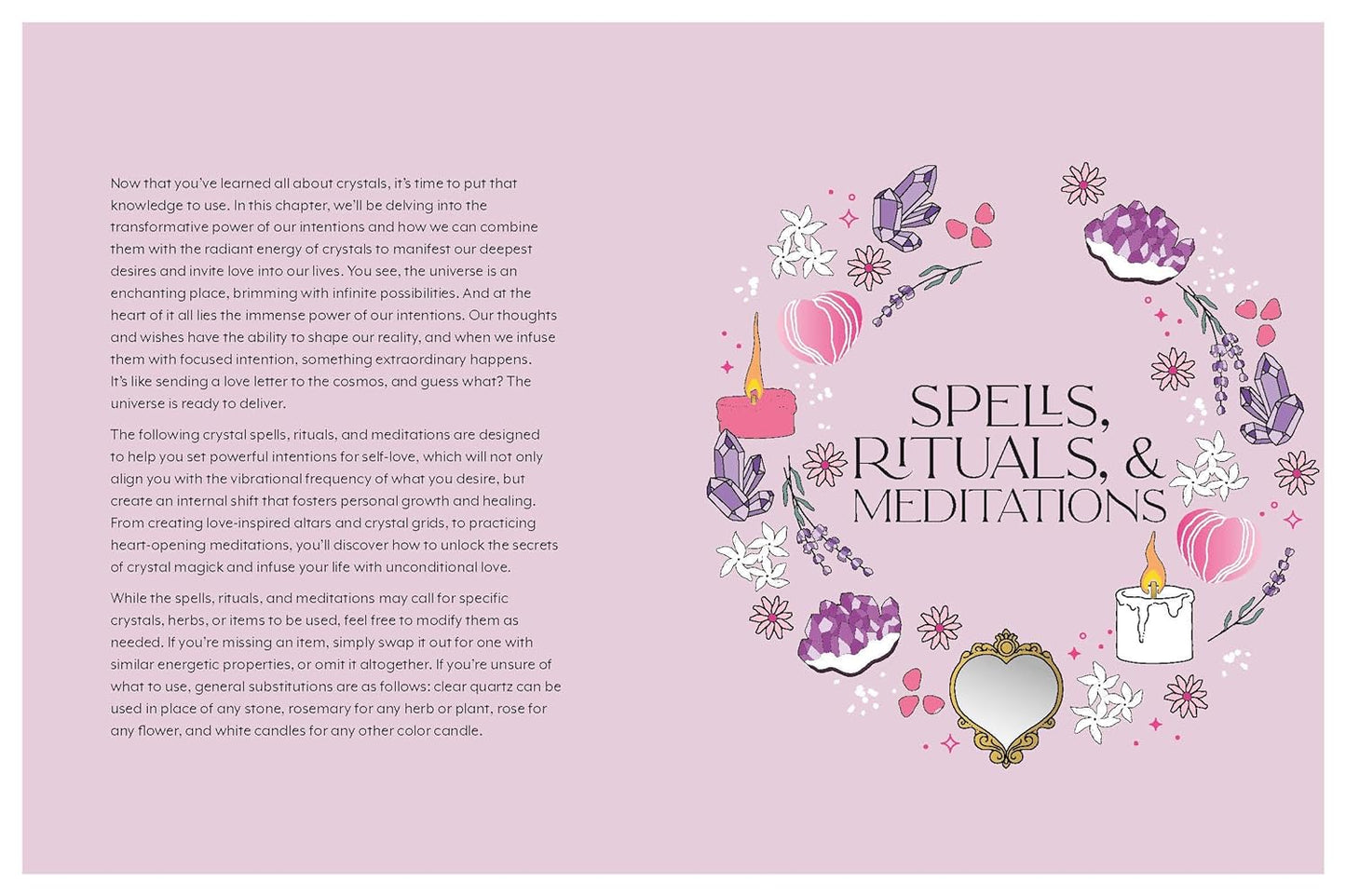 Self-Love Crystals: Crystal Spells and Rituals For Magical Self-Care Book