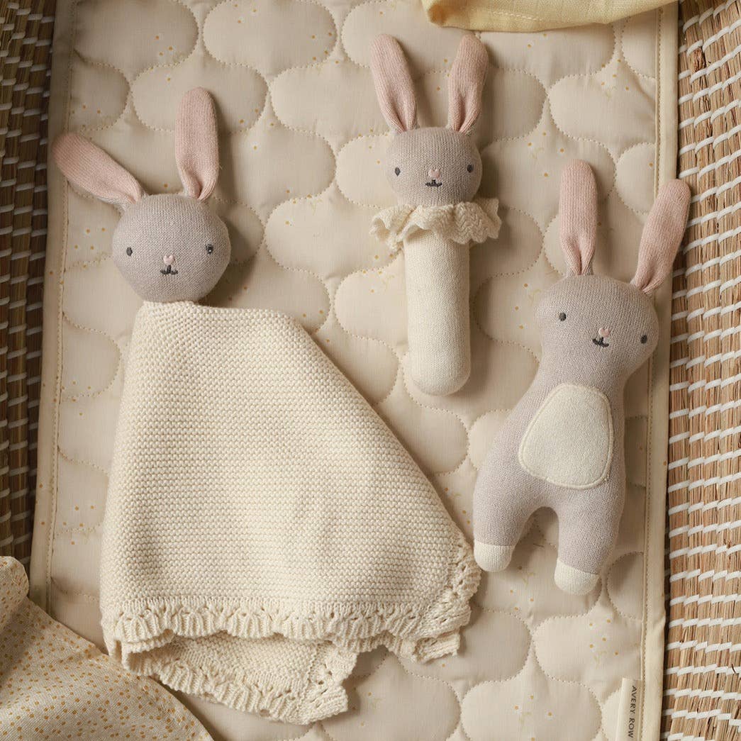 Blushing Bunny Rattle By Avery Row