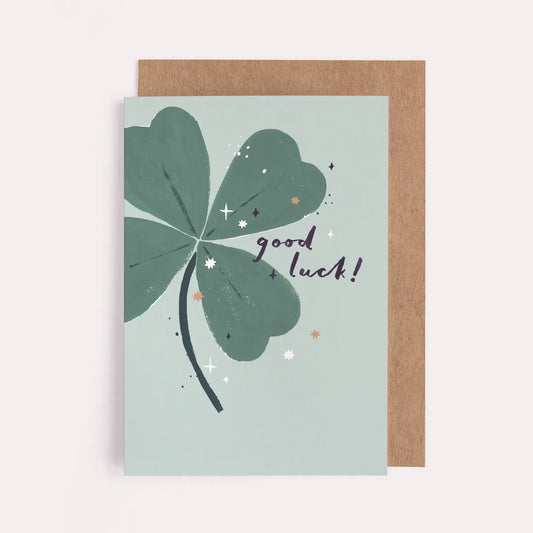 Clover Good Luck Card By Sister Paper Co.