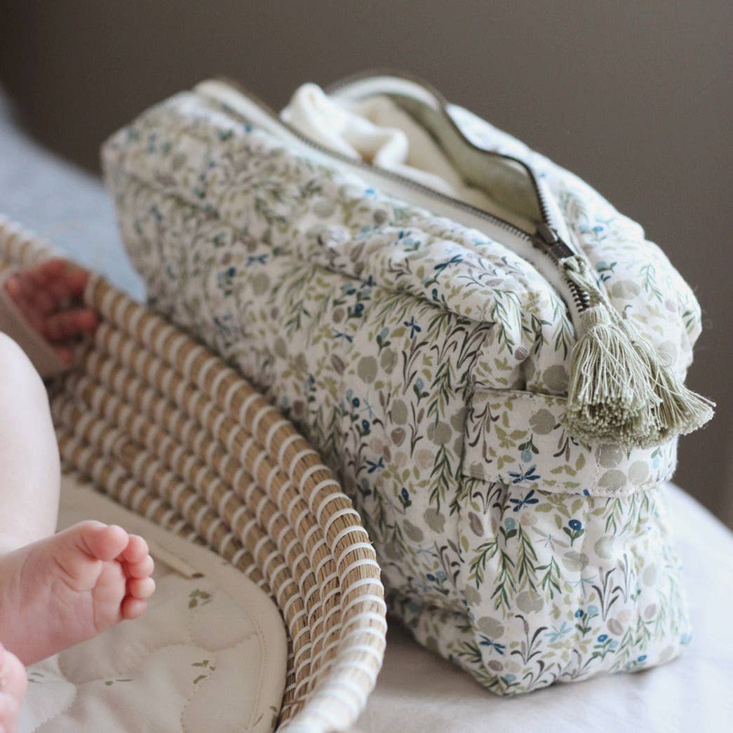 Organic Cotton Wash bag - Riverbank By Avery Row