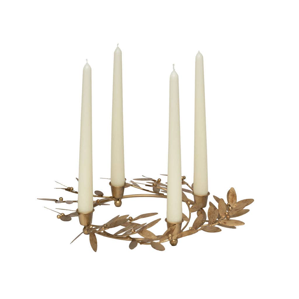Golden Olive Candle Holder Table Centrepiece - PRE ORDER