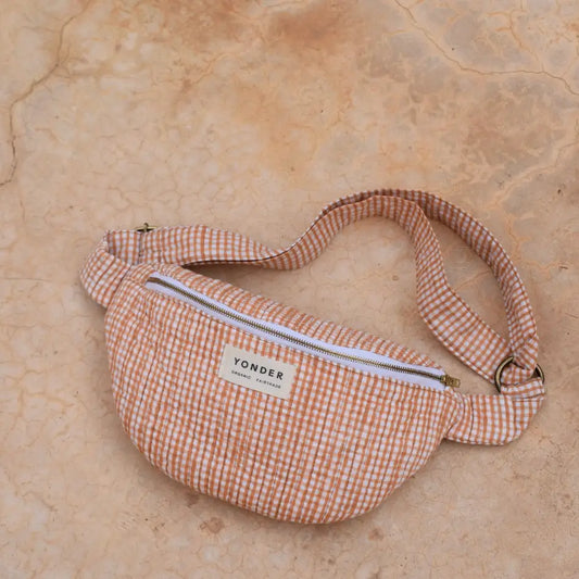 Organic Cotton Bum Bag in Fudge By Yonder