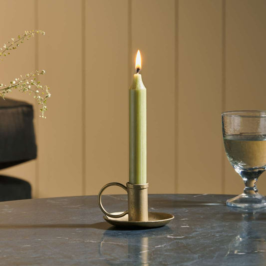 Amri Iron Candlestick By Nkuku