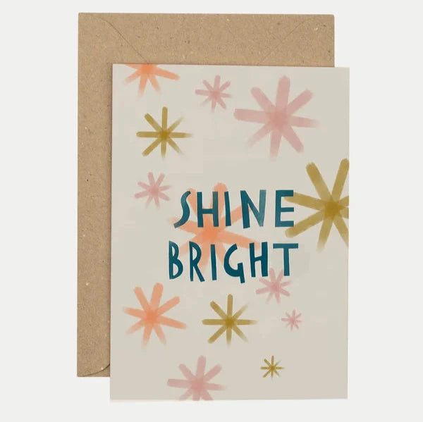 "Shine Bright" Christmas Card By Plewsy