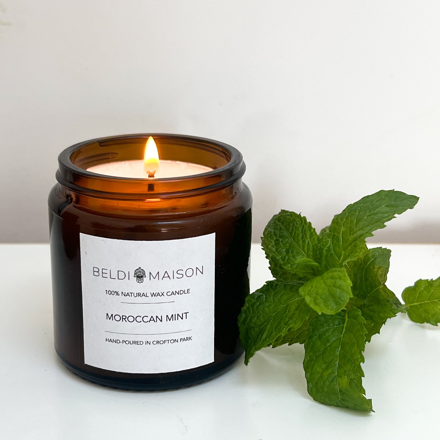 Moroccan Mint Natural Wax Candle