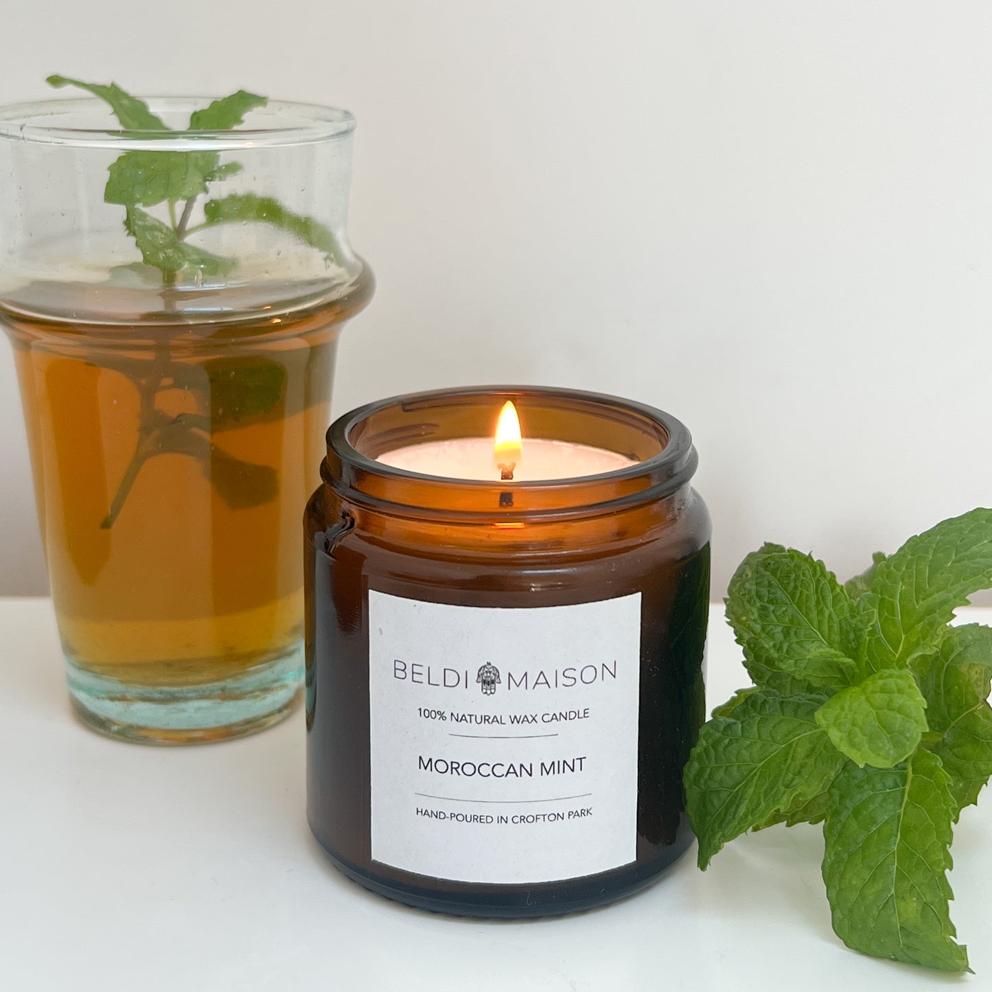 Moroccan Mint Natural Wax Candle