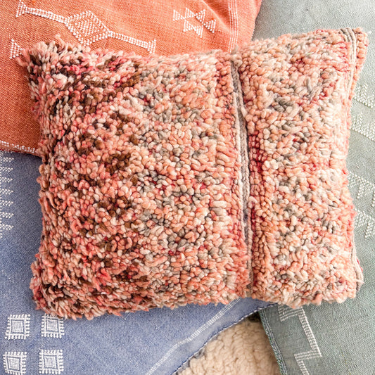 Vintage Moroccan Beni M'Guild Wool Cushion No.2