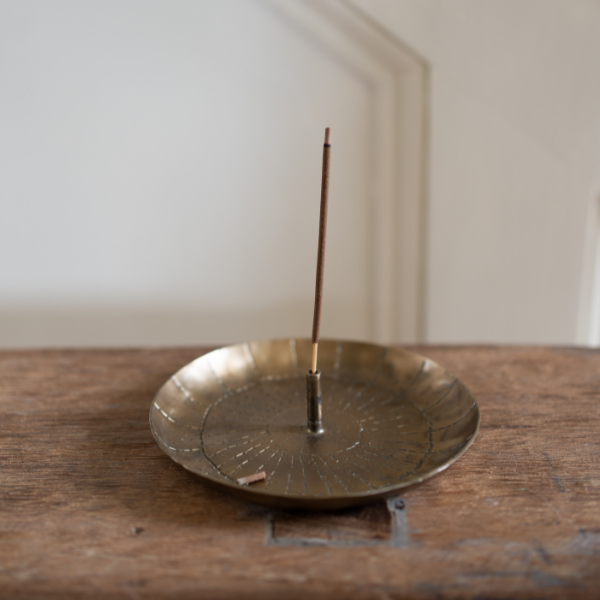 Forged Brass Incense burner With Nag Champa Sticks From Morgan Wright