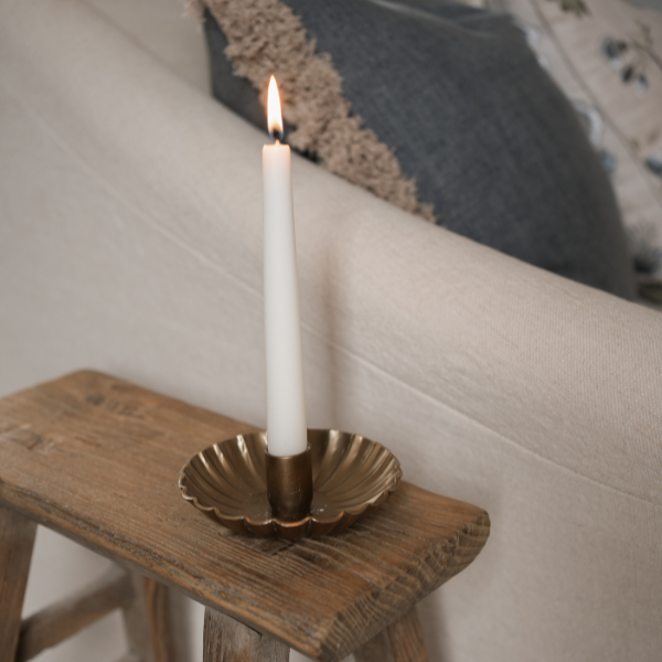 Scalloped Candle Holder By Morgan Wright