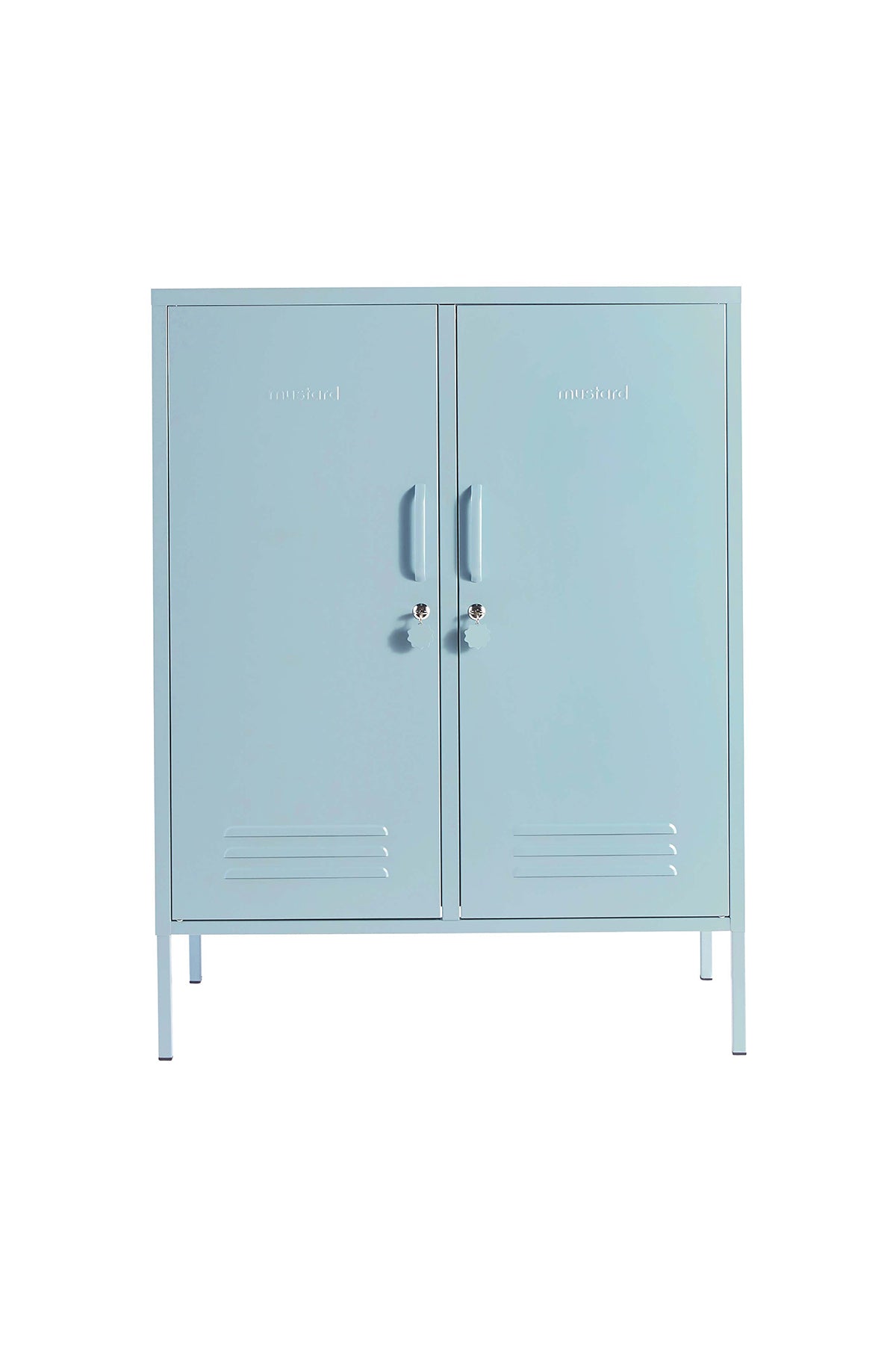 The Midi Locker in Ocean By Mustard Made