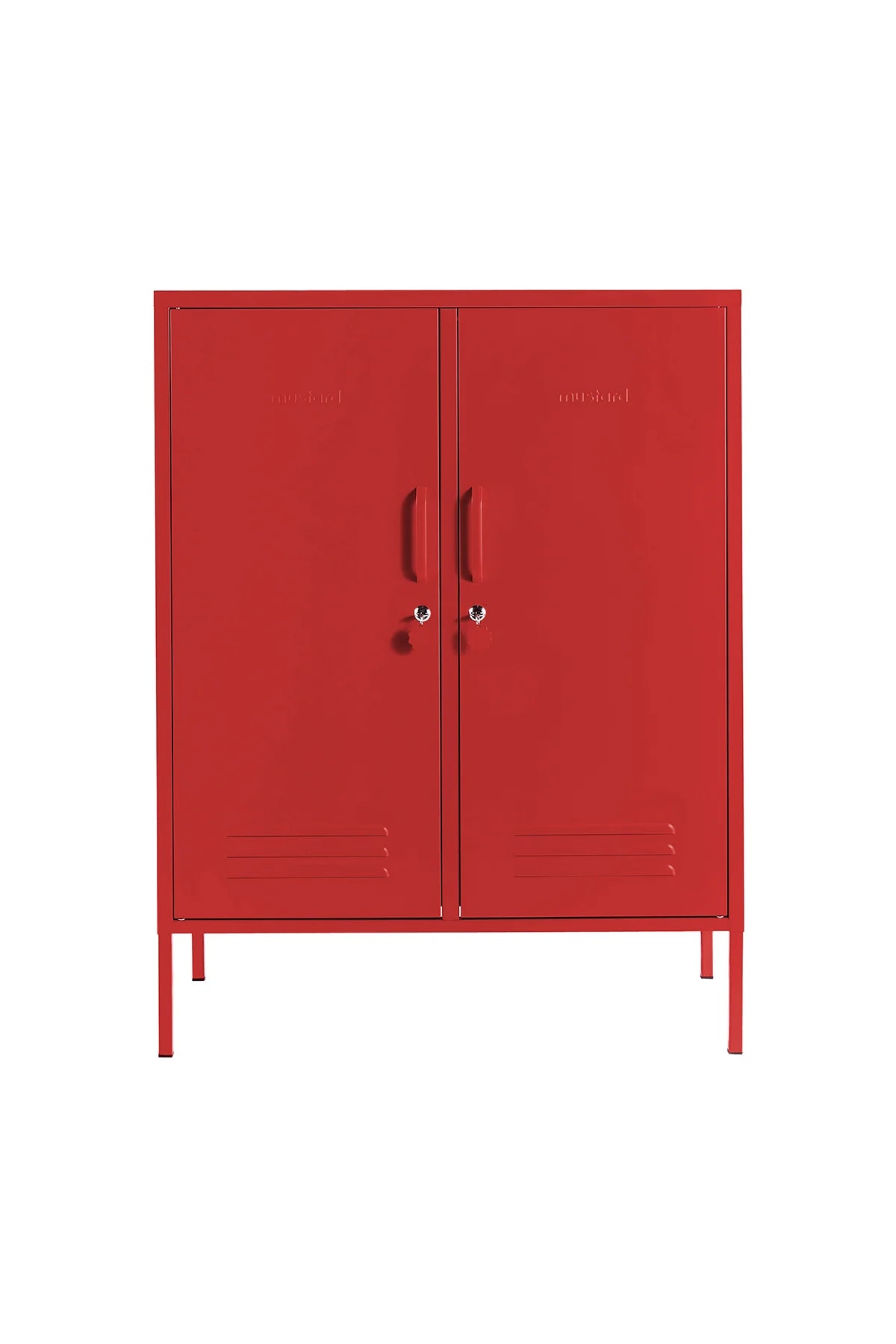 The Midi Locker in Poppy By Mustard Made