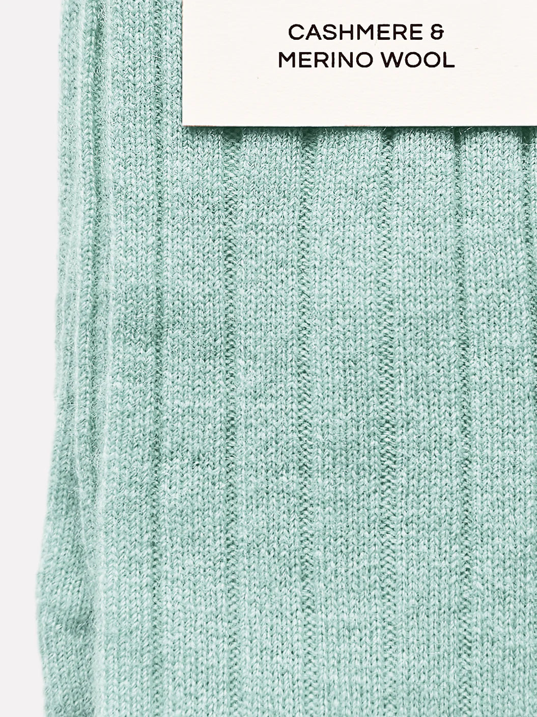 Cashmere and Merino Wool Socks in Mint By Yonder