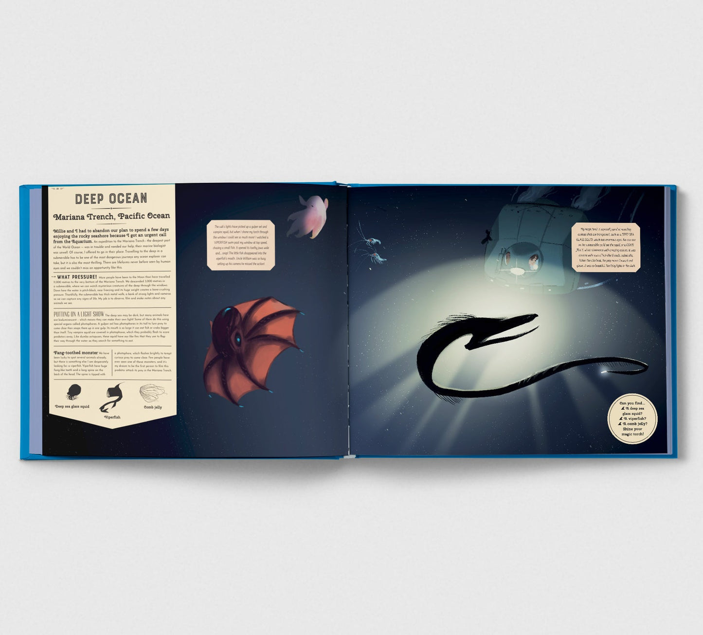 Mysteries of the Ocean: Includes Magic Torch Which Illuminates More Than 50 Marine Animals (Shine Your Magic Torch)
