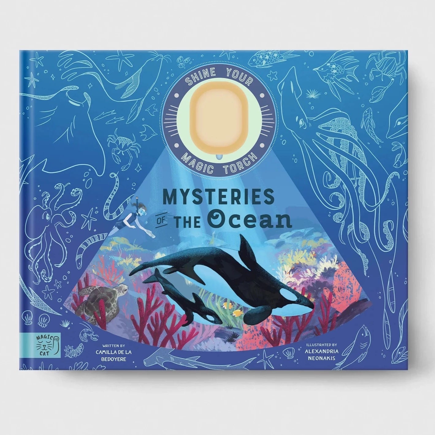Mysteries of the Ocean: Includes Magic Torch Which Illuminates More Than 50 Marine Animals (Shine Your Magic Torch) 