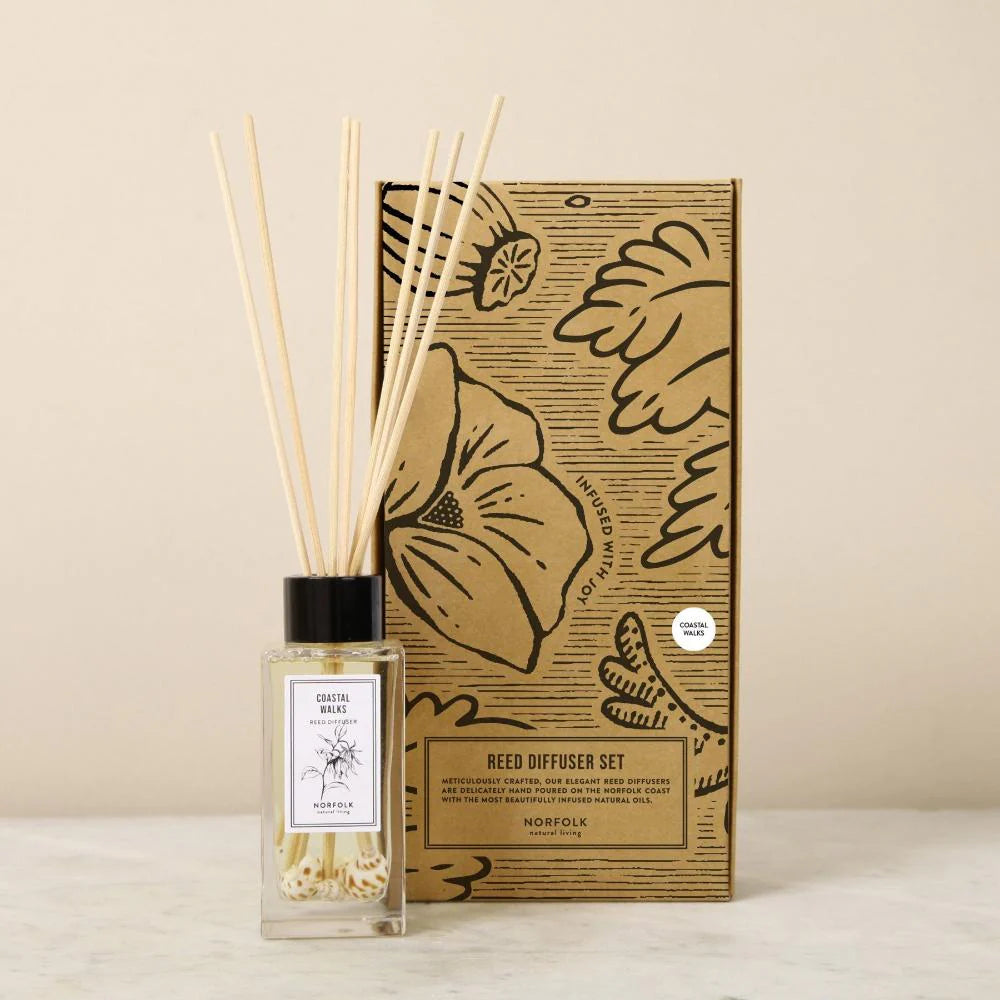 Norfolk Natural Living Reed Diffuser Oil Set - Coastal Walks