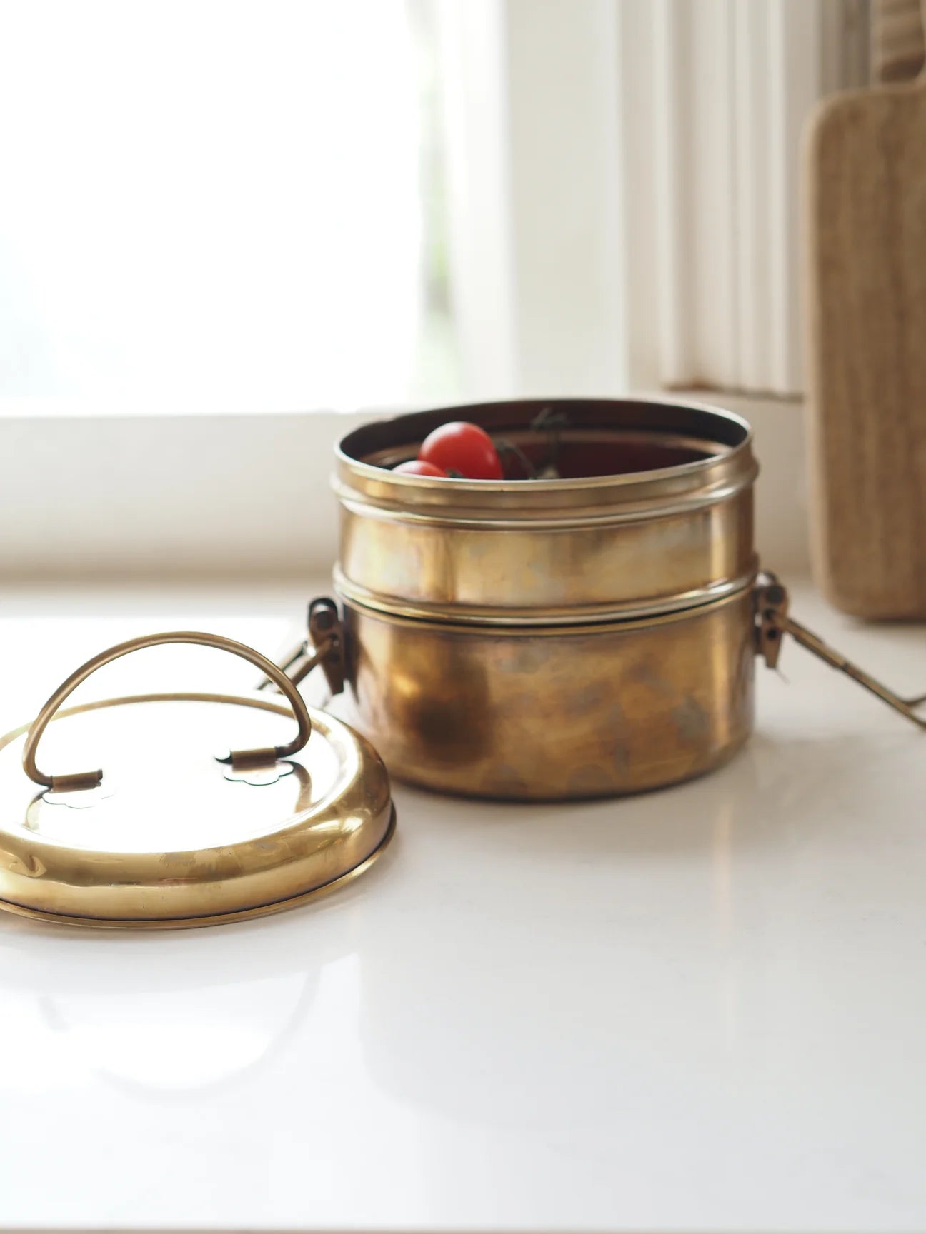 Brass Tiffin Tin By Morgan Wright