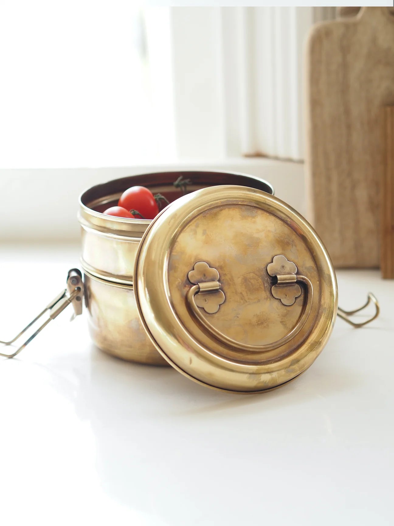 Brass Tiffin Tin By Morgan Wright