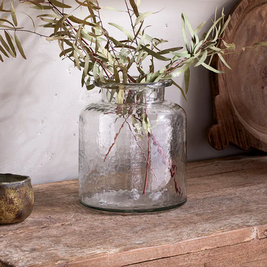 Akra Recycled Glass Vase - By Nkuku