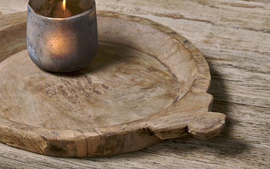 Karua Reclaimed Wood Traditional Bowl By Nkuku
