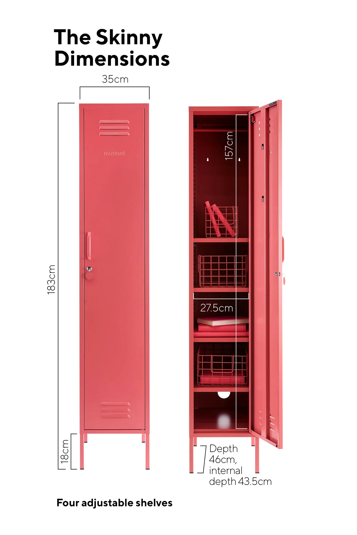 The Skinny Locker in Berry By Mustard Made