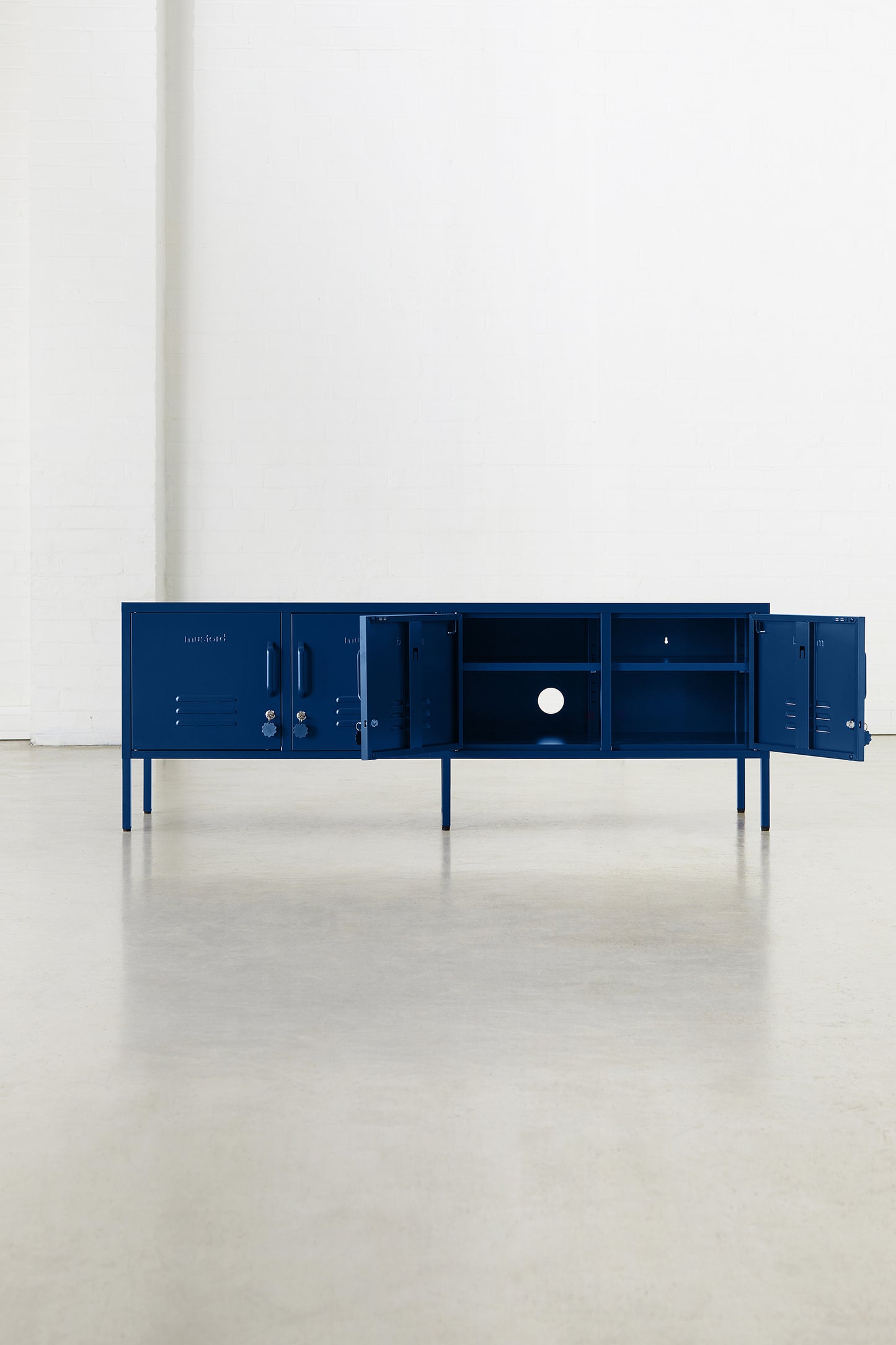 The Standard Locker in Navy By Mustard Made