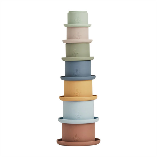 Tawa Stacking Silicone Cups By OYOY MINI