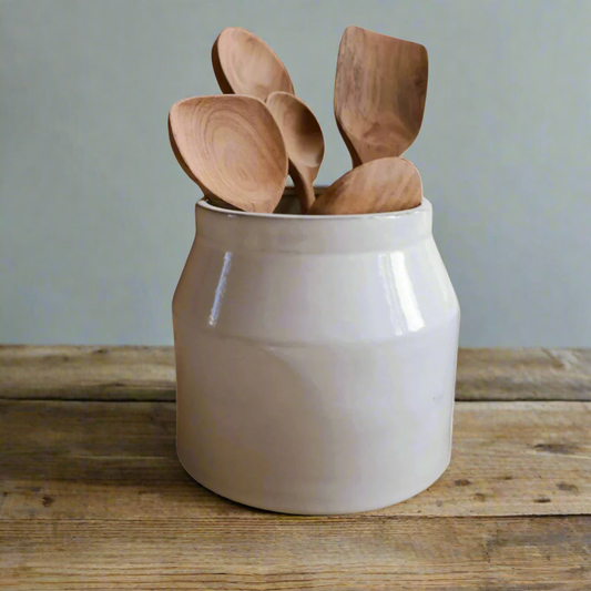 Stoneware Stove Utensil Pot By Morgan Wright
