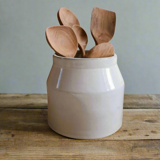 Stoneware Stove Utensil Pot By Morgan Wright