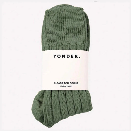 Forest Alpaca Bed Socks By Yonder