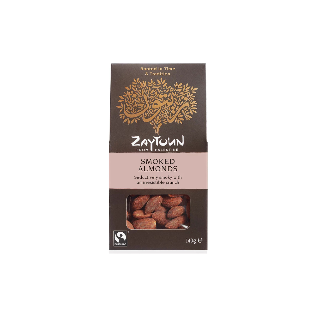 Zaytoun Fairtrade Smoked Almonds 140g